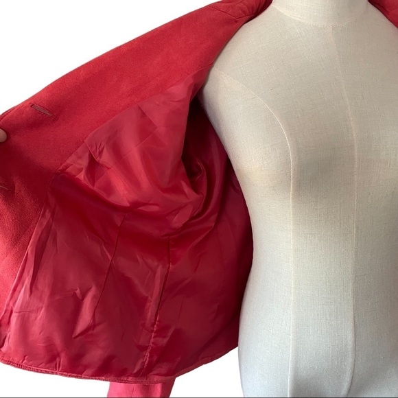 Northern Reflections red button up SOFT suede like blazer jacket - Picture 7 of 13